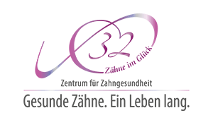Logo 32 Zähne im Glück